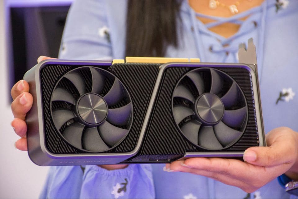 Graphics card | CaseGuard Women hold a Graphics card