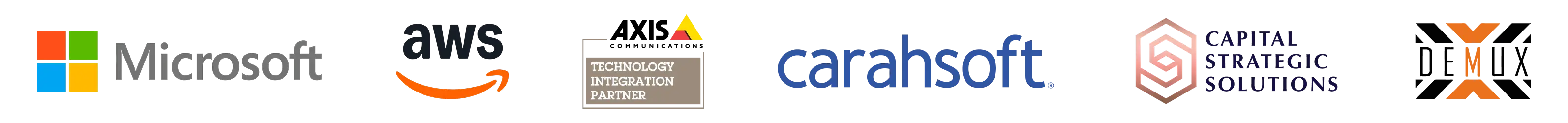 CaseGuard redaction partner logos