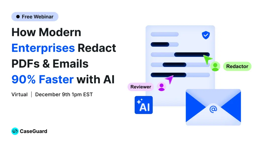 How Modern Enterprises Redact PDFs & Emails 90% Faster with AI