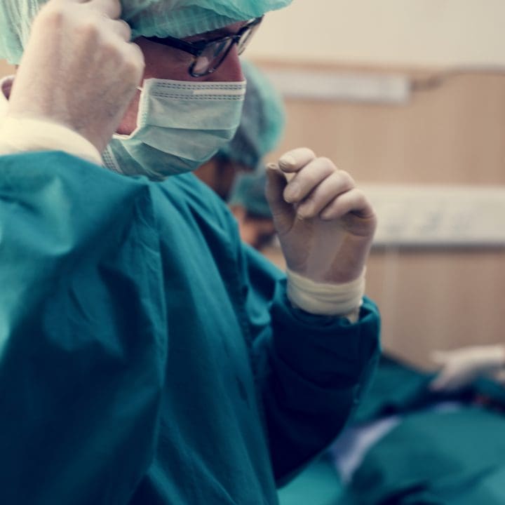 Doctors preparing for an operation
