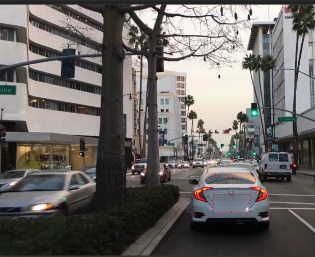 example license plate manual detection applied using CaseGuard