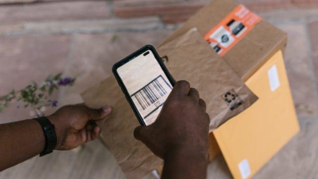Scanning a barcode