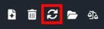 CaseGuard-refresh-icon | CaseGuard Refresh icon in the project files panel