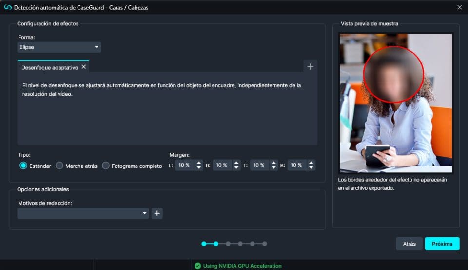 Configuration Options in Spanish