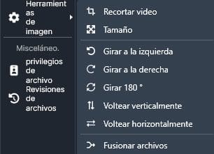 Image Tools in Spanish