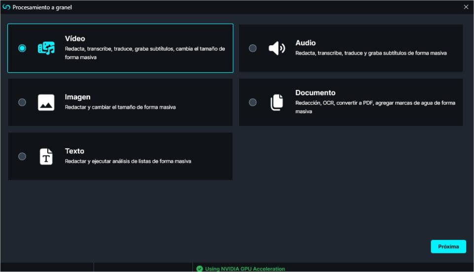 Bulk Redaction in Spanish