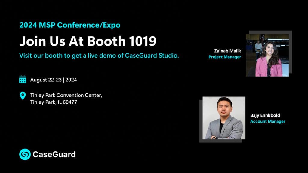 CaseGuard attends Midwest Security Police Conference Expo 2024