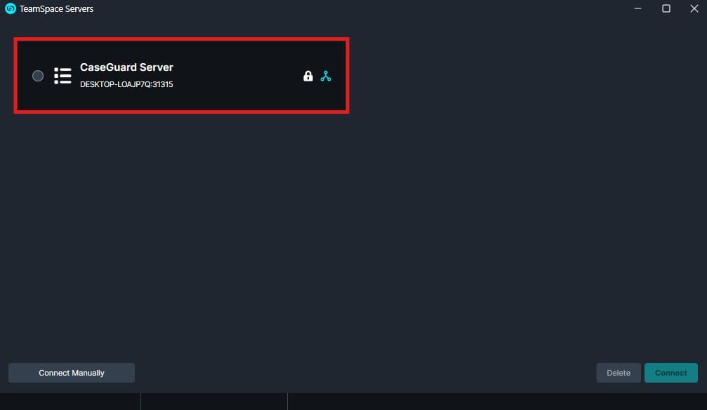 Auto-connect-teamspace | CaseGuard