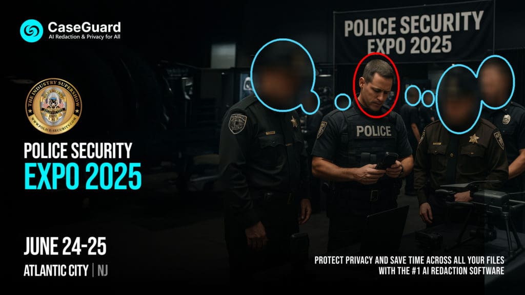 CaseGuard attends the Police Security Expo 2025 in Atlantic City, NJ from June 24-25 2025