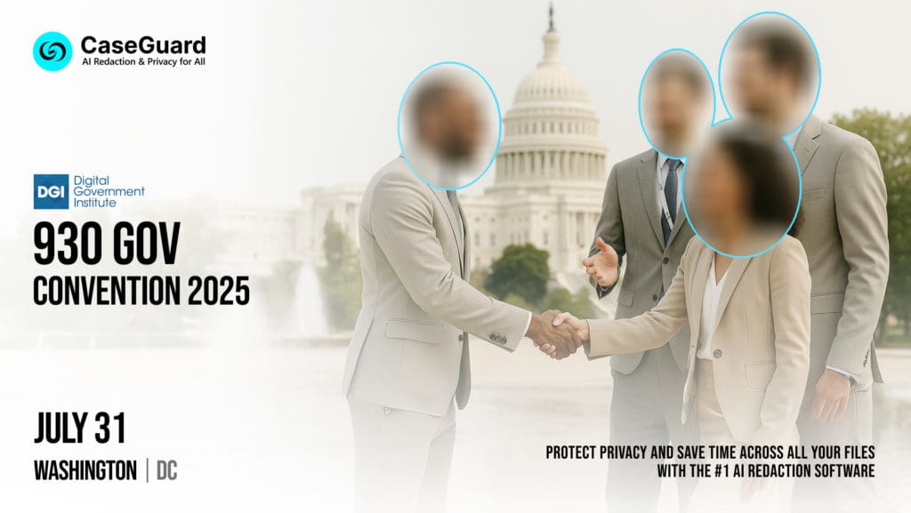 CaseGuard attends the DGI 930 Gov Convention in Washington, DC on July 31 2025