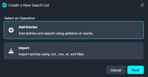 add-serach-list