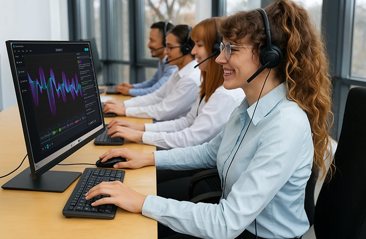 Call center software used by leading agencies worldwide for faster redaction